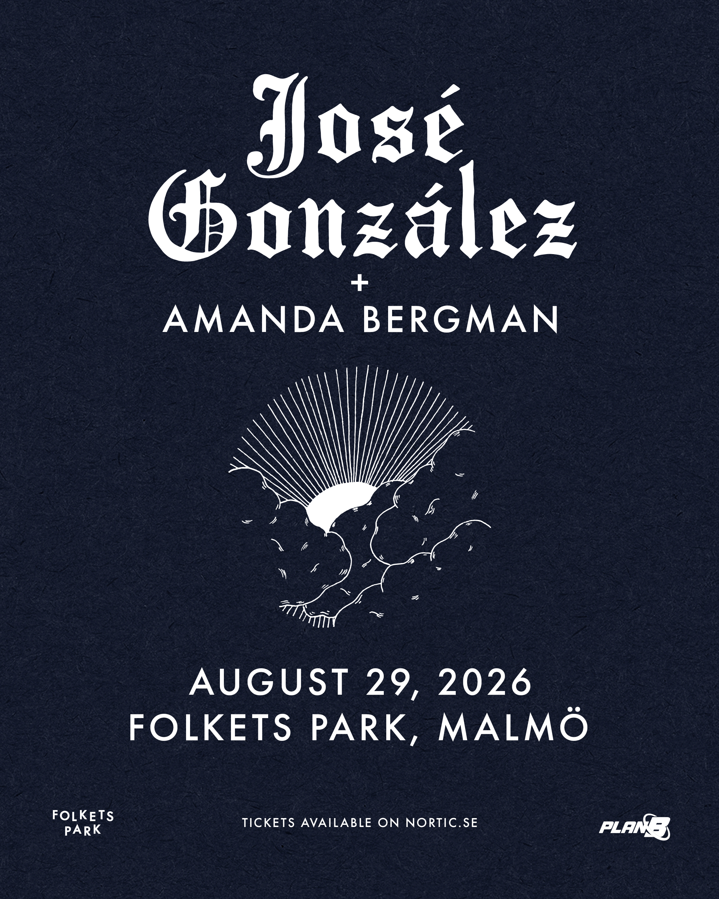 FOLKETS PARK: José Gonzalez + Amanda Bergman