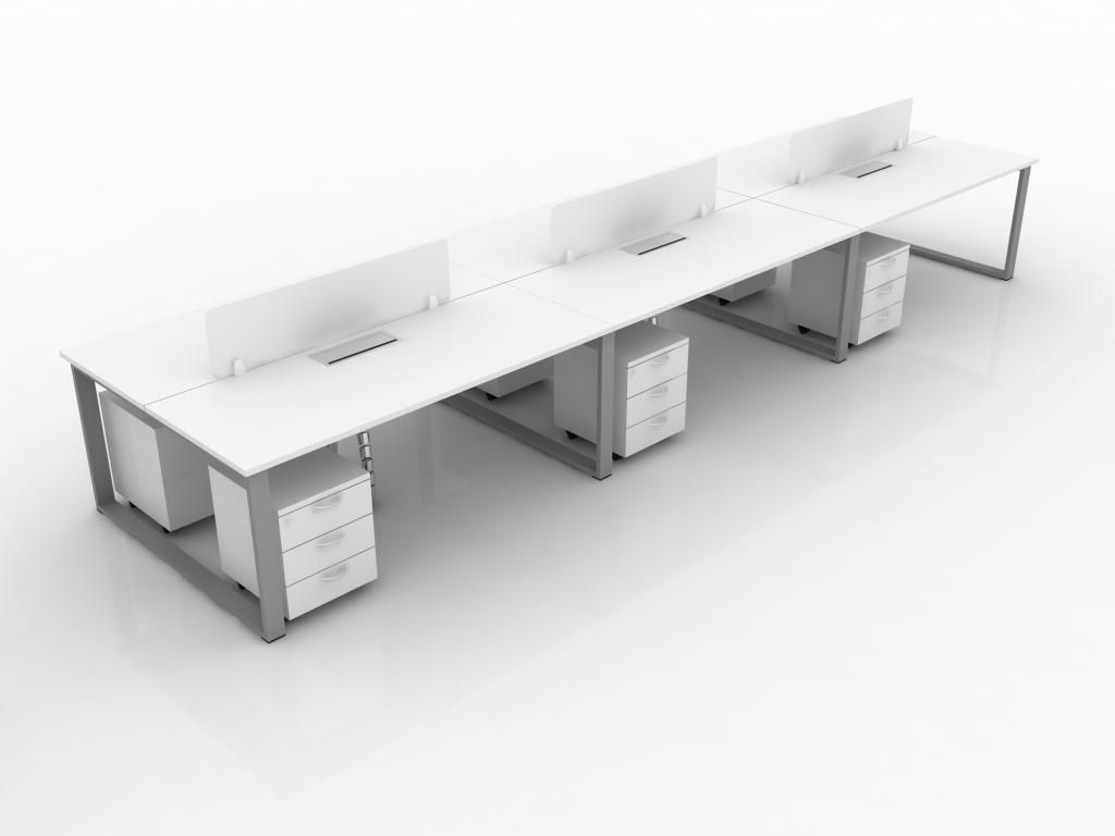 SL open workstation for 6 person