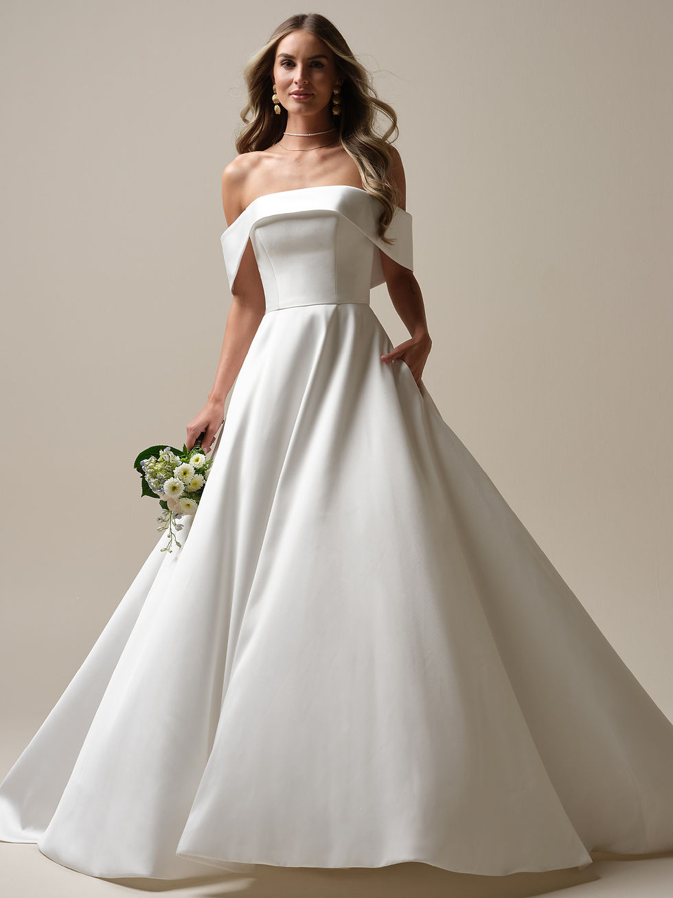 Rebecca-Ingram-Perri-A-Line-Wedding-Dress-Mikado-Lapel