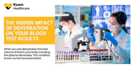 Dehydration on Blood Test Results
