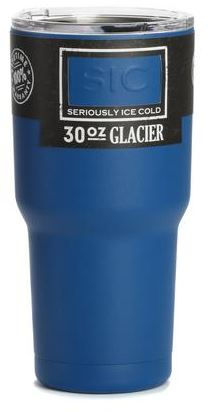 Matte Deep Blue Glaciers