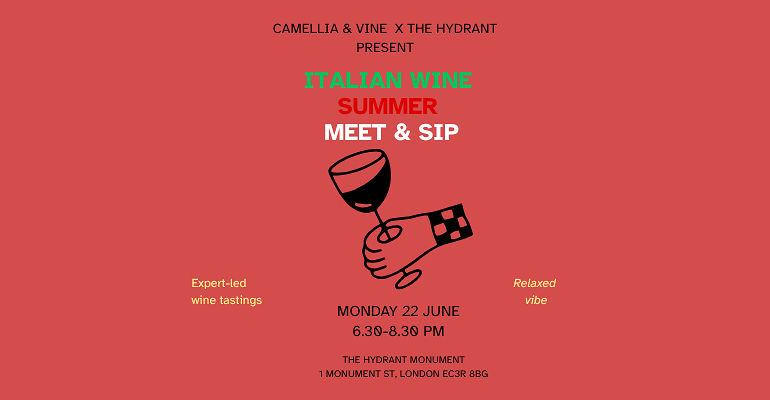 Camellia & Vine Summer Italian Wine Meet & Sip