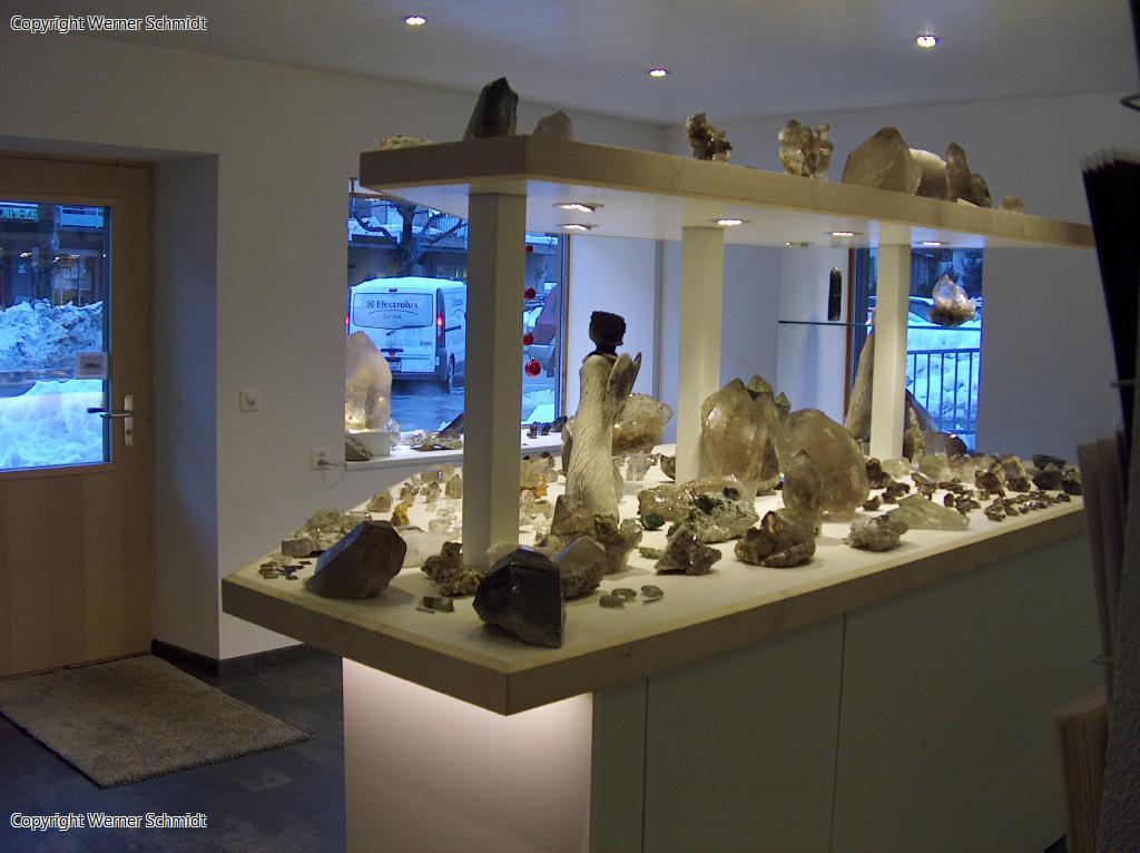 Kristallfunde Ausstellung bei den Schwei