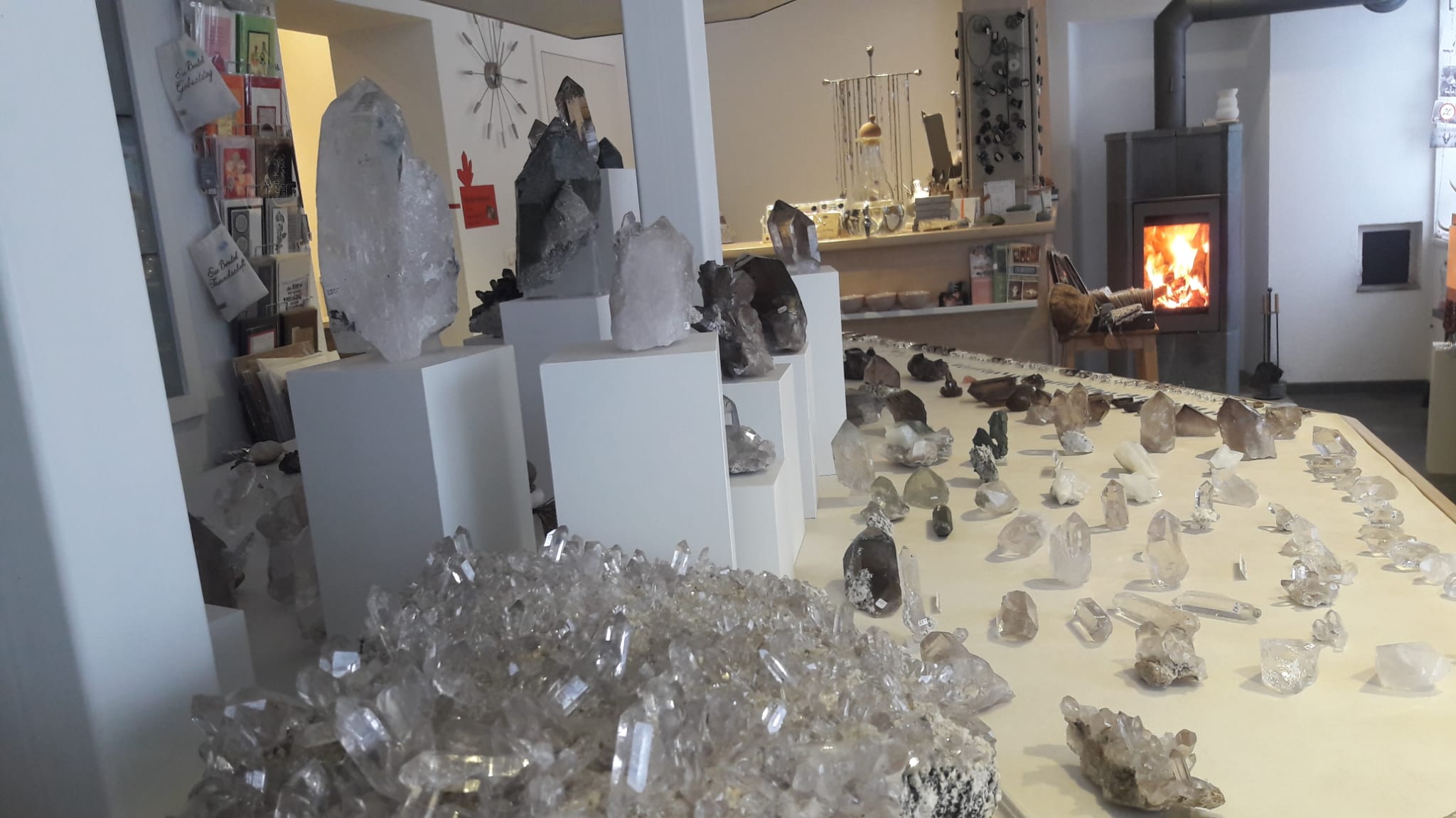 Mineralien und Kristalle Wallis