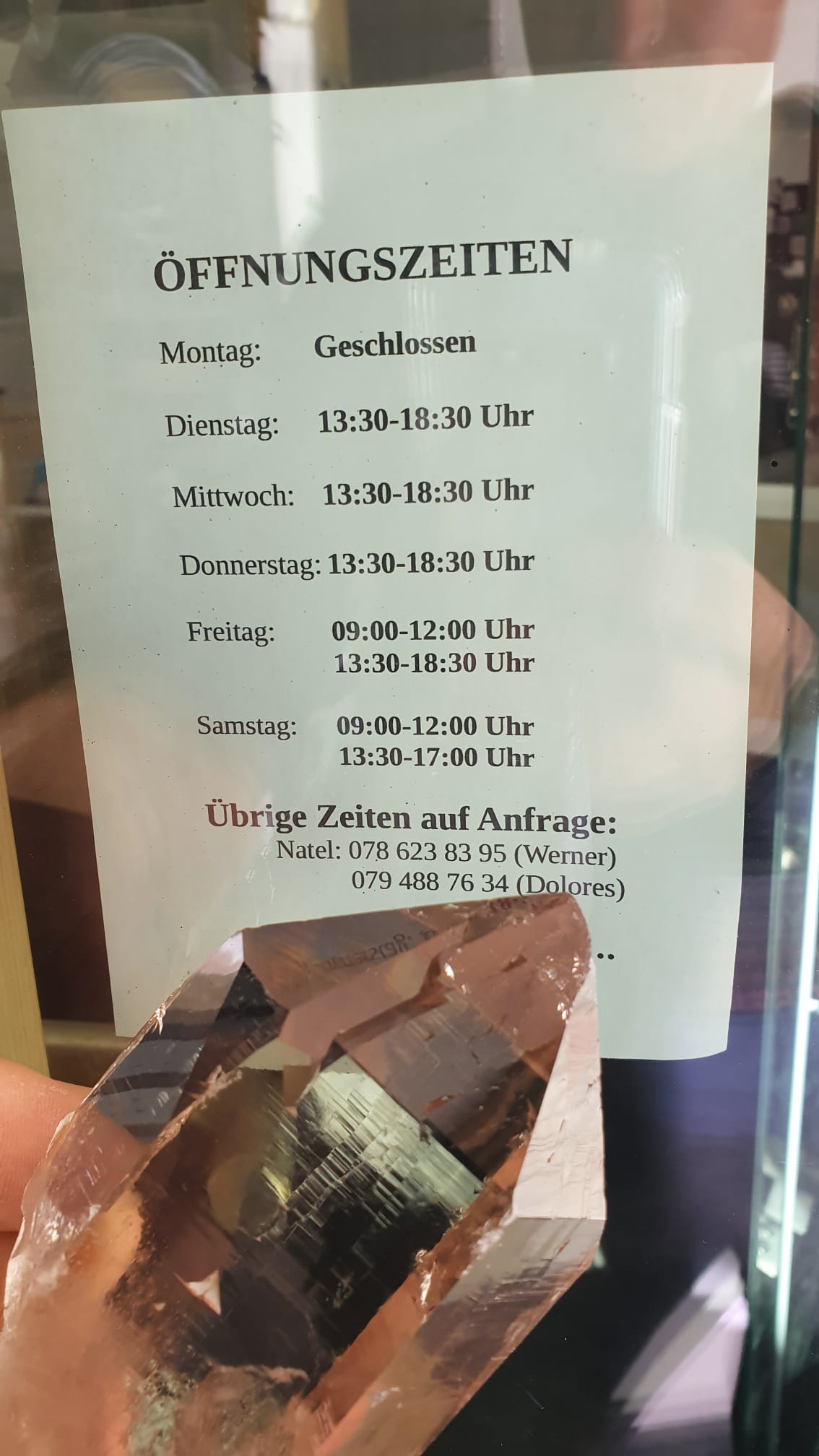 © Schweizer Strahler Museum Werner Schmidt im Wallis