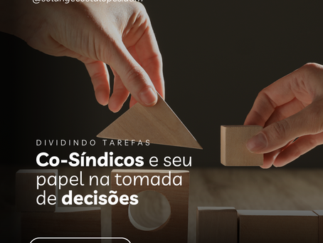 Dividindo responsabilidades: Co-Síndicos e seu papel na tomada de decisões
