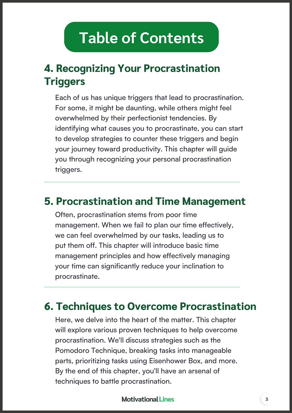 Thumbnail: Overcoming Procrastination: Proven Techniques and Strategies (40 Pages)