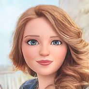 3D cartoon-ized portrait of Emmelyn Redd.