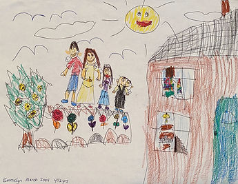 Drawing by Emmelyn Redd at age 4.