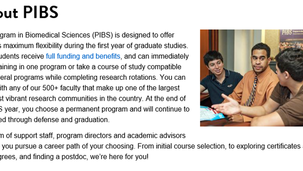 University of Michigan PIBS App is OPEN