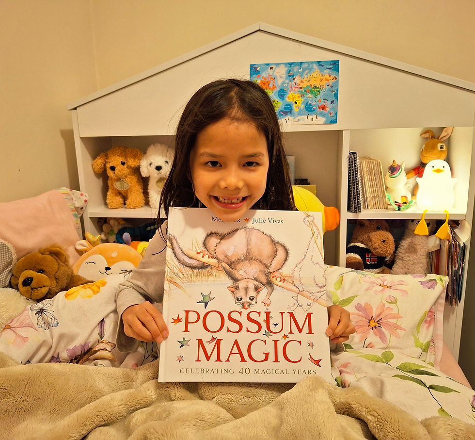 Anya and one of her favourite stories #fairytales #grateful #childhood