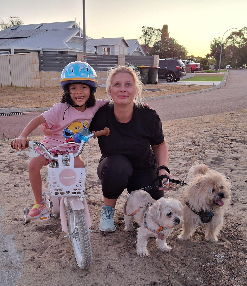 Happy family walk #family #grateful #secondchance #belong