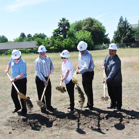 GROUNDBREAKING ON A NEW SKILLED NURSING FACILITY