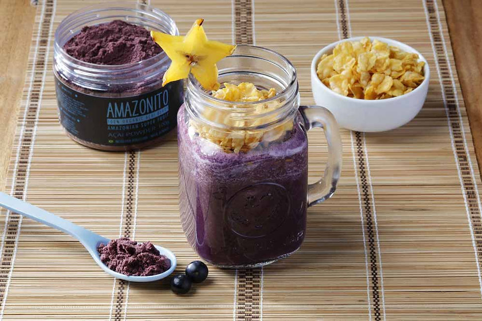 Smoothie de Açaí com Frutas