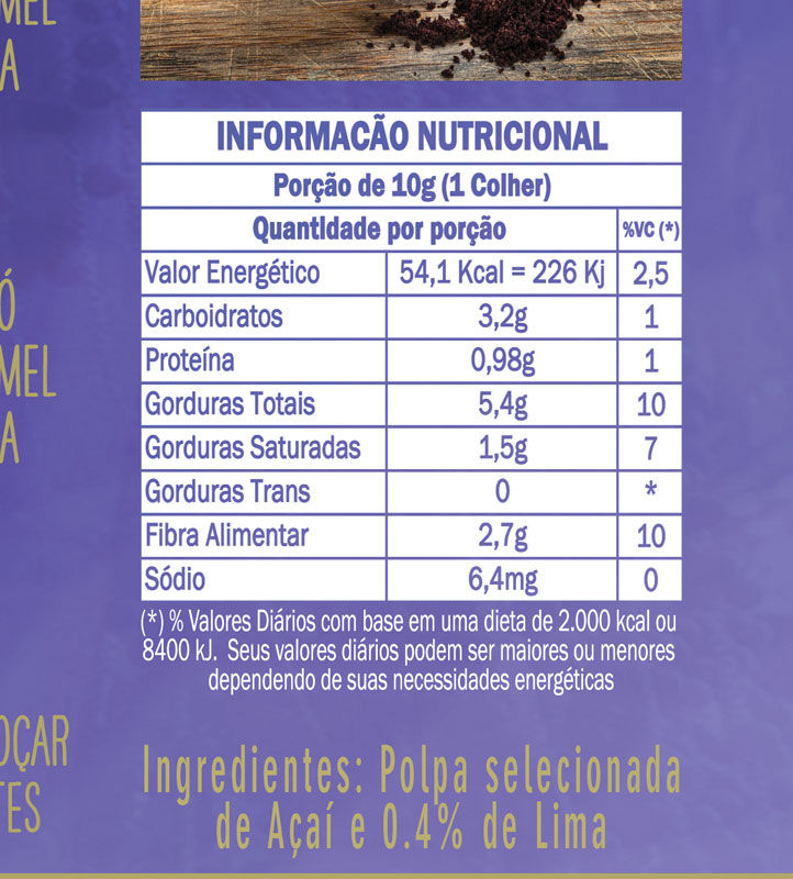 Thumbnail: Combo de 5 Sachês Freeze-Dried 90g - Açaí em Pó Liofilizado Amazonito