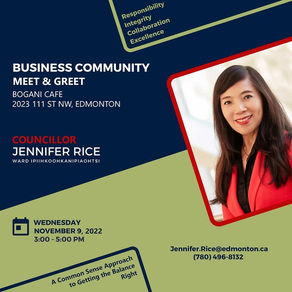 Business Meet and Greet with Councillor Rice