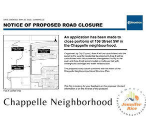 Proposed Road Closure of 156 St SW