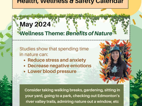 May Mental Health Calendar