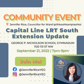 Face-to-face conversation about LRT South Extension Project