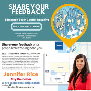 Edmonton South Centralk Rezoning