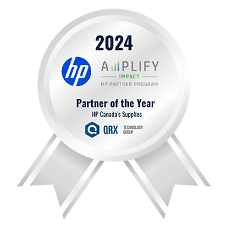HP Canada Supplies Partner of the Year 2024 award presented to QRX Technology Group