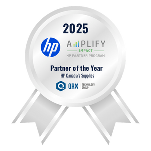 HP Canada Supplies Partner of the Year 2025 award presented to QRX Technology Group