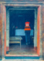 Snow or Ice Flakes were In the Air, Accompanied by Strong Winds