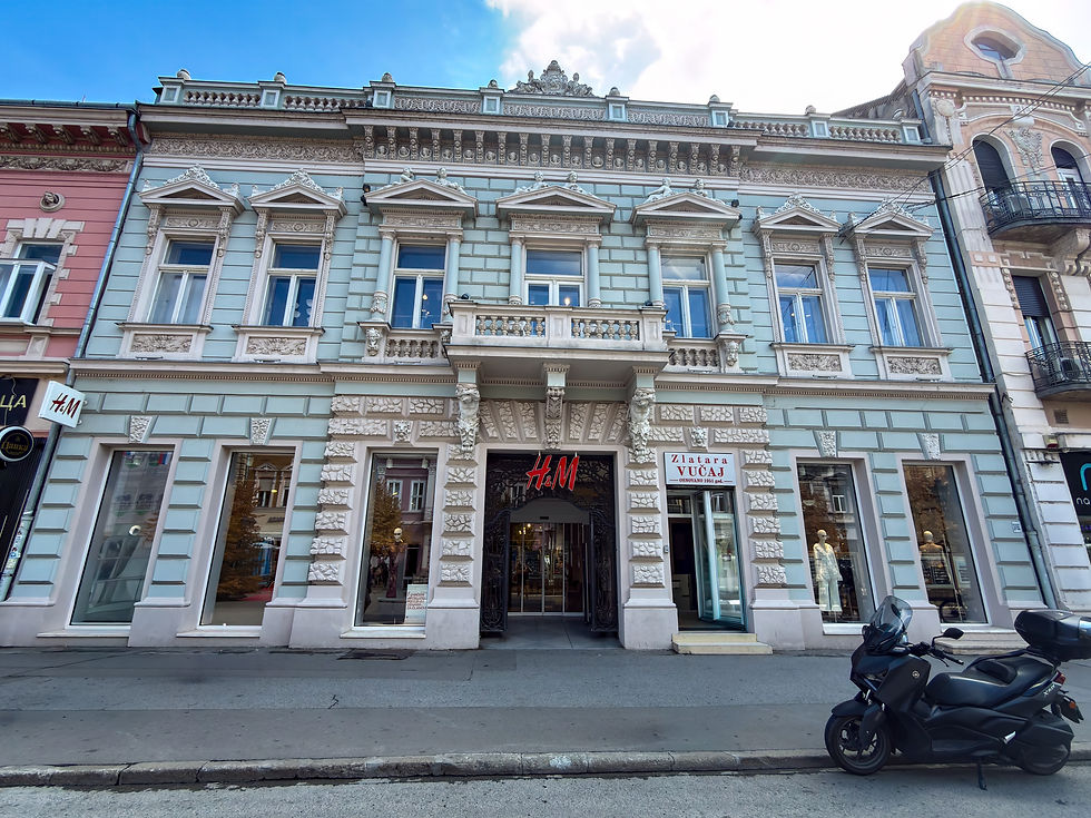 Historic Dunderski Palace Now Houses an H&M Retail Space