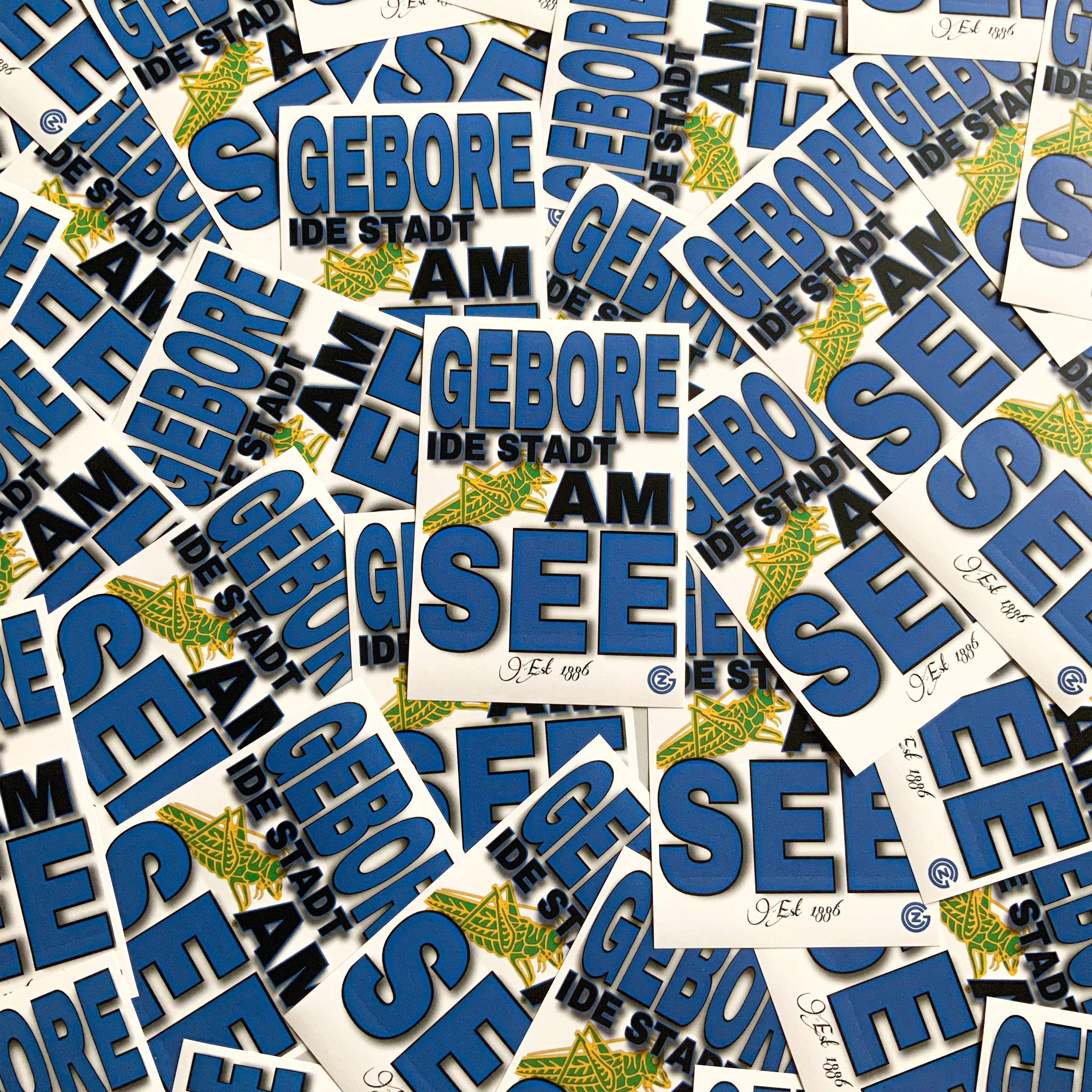 Sticker Grasshopper Club Zürich 50 Stück