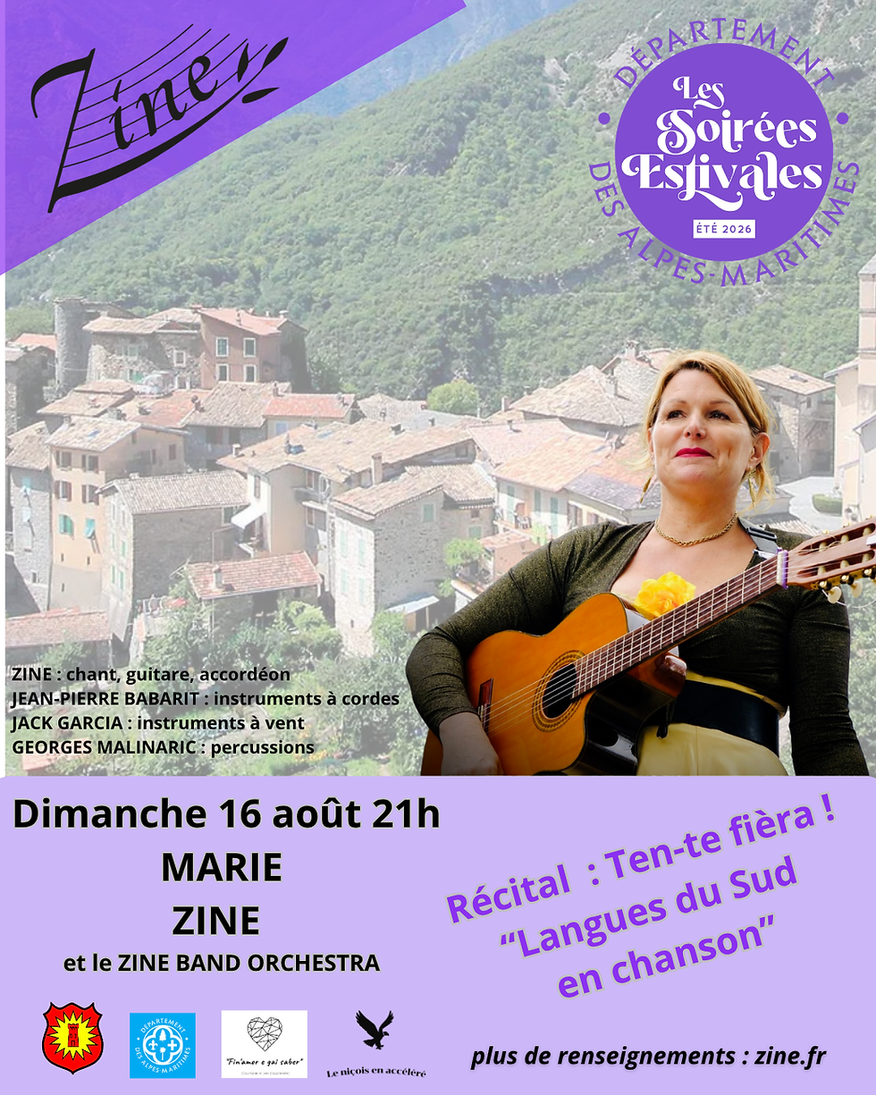 affiche de Zine aux Estivales de Marie