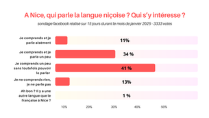 Sondage : qui parle la langue niçoise ? Politique de la langue et droits culturels à Nice