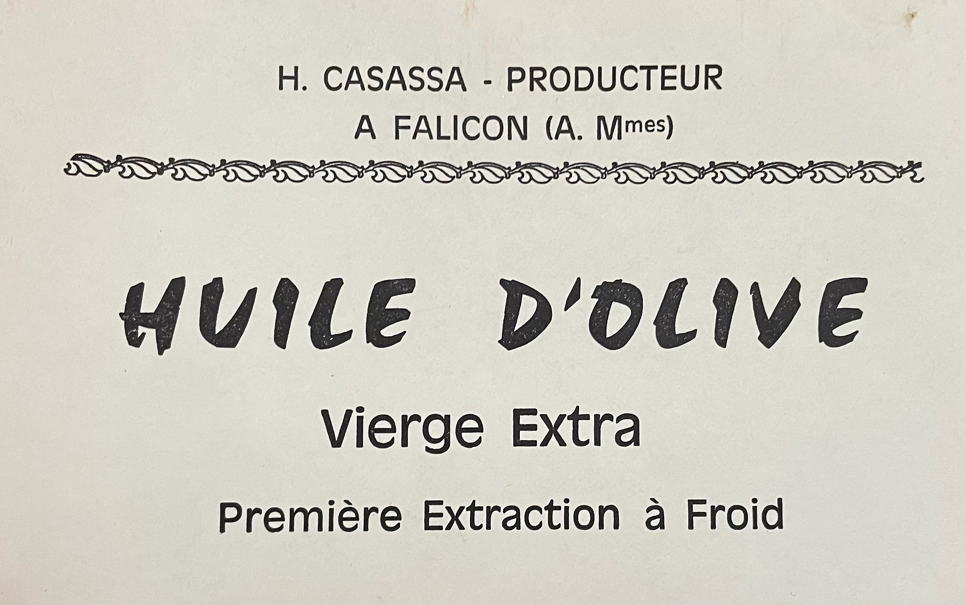 huile olive famille ZINE