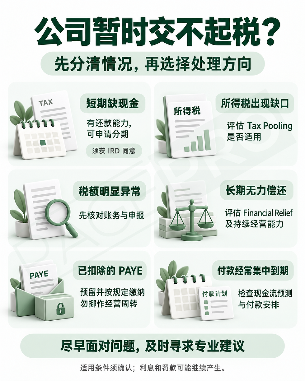公司暂时交不起税的六种情况与处理方向,附Page Pro原始Logo水印