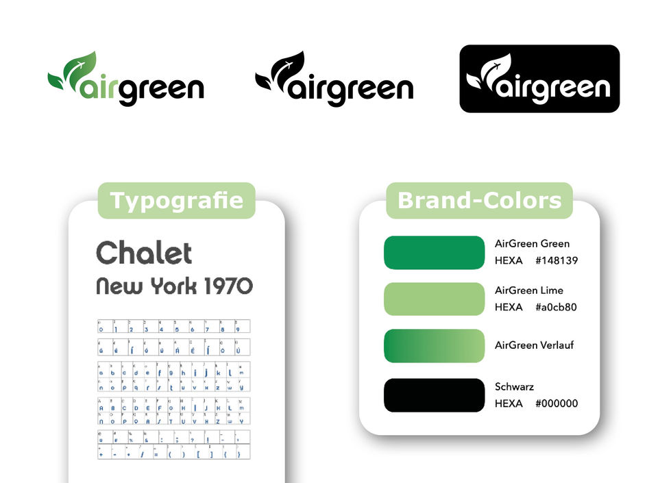 Typografie und Farben