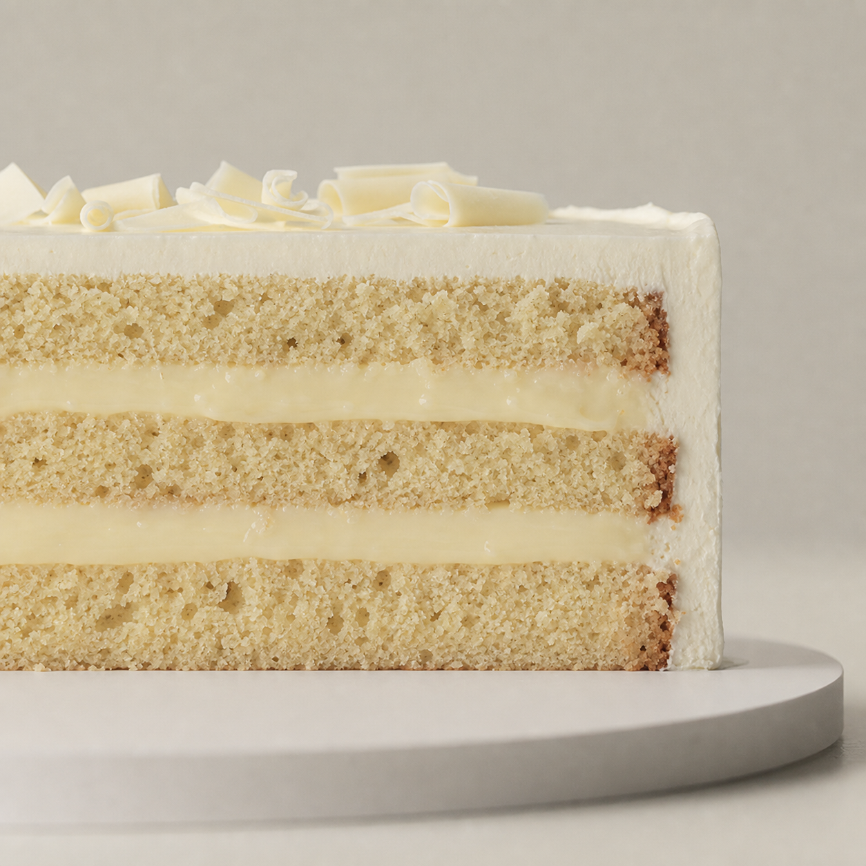 White chocolate cake filling