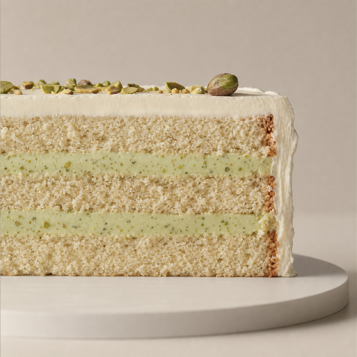 Pistachio creme cake filling