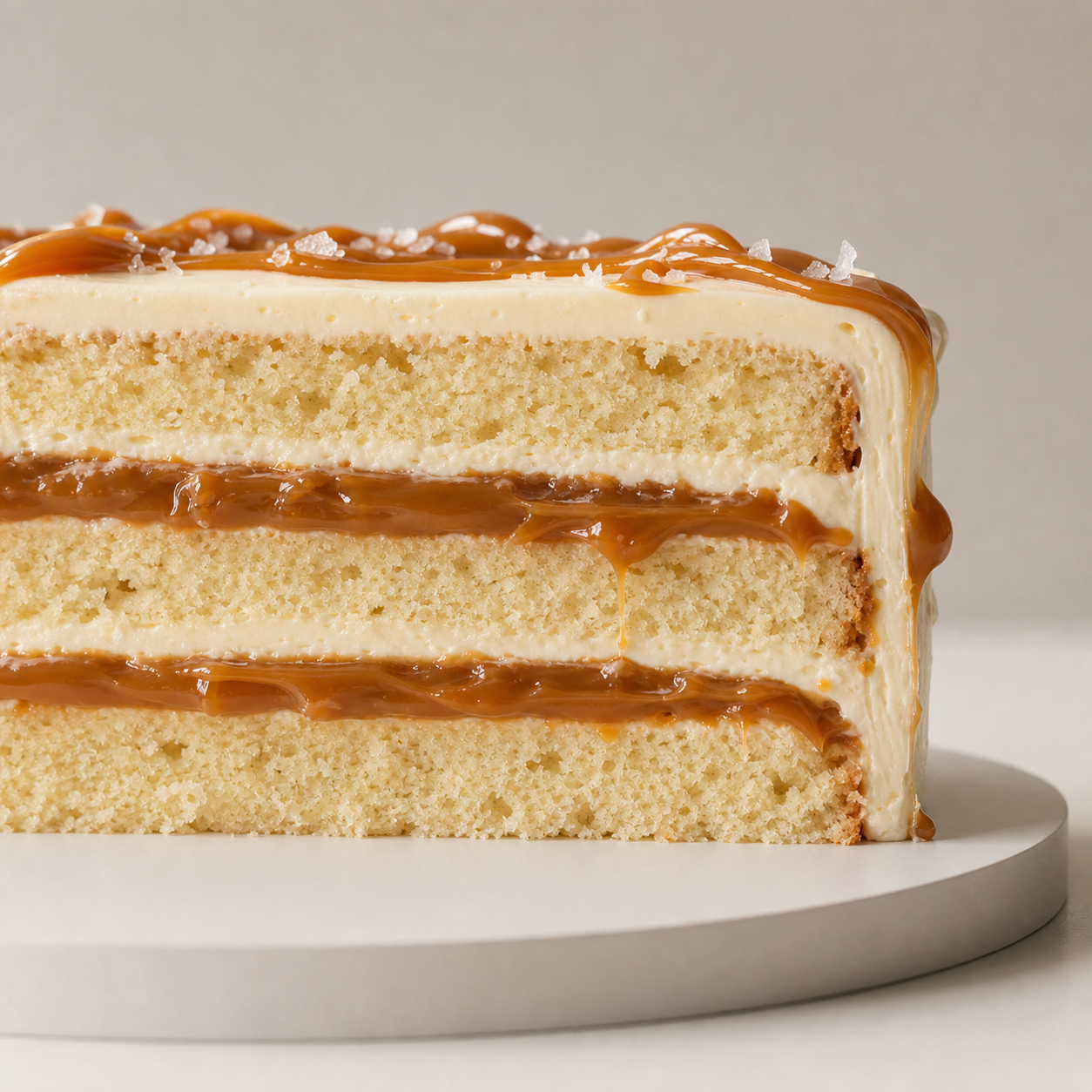 Salted caramel cake filling