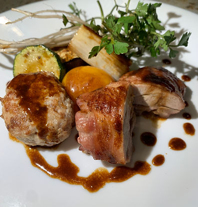 奥久慈しゃももも肉の炭火焼き