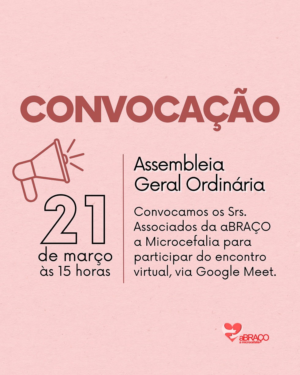 Convocação Assembleia Geral Ordinária em 21/03/2022