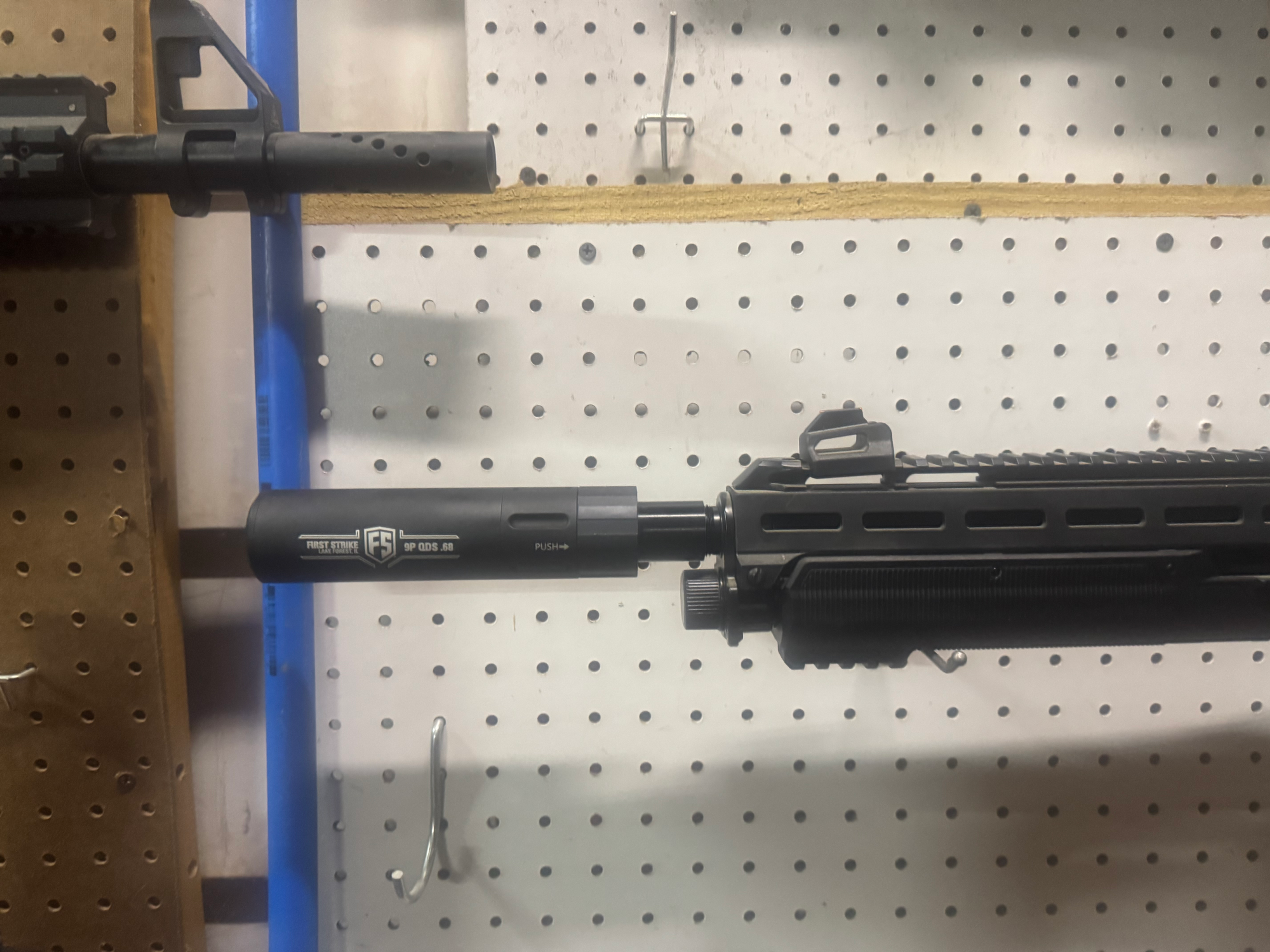 Barrel adapter 22mm to 7/8-20 thread