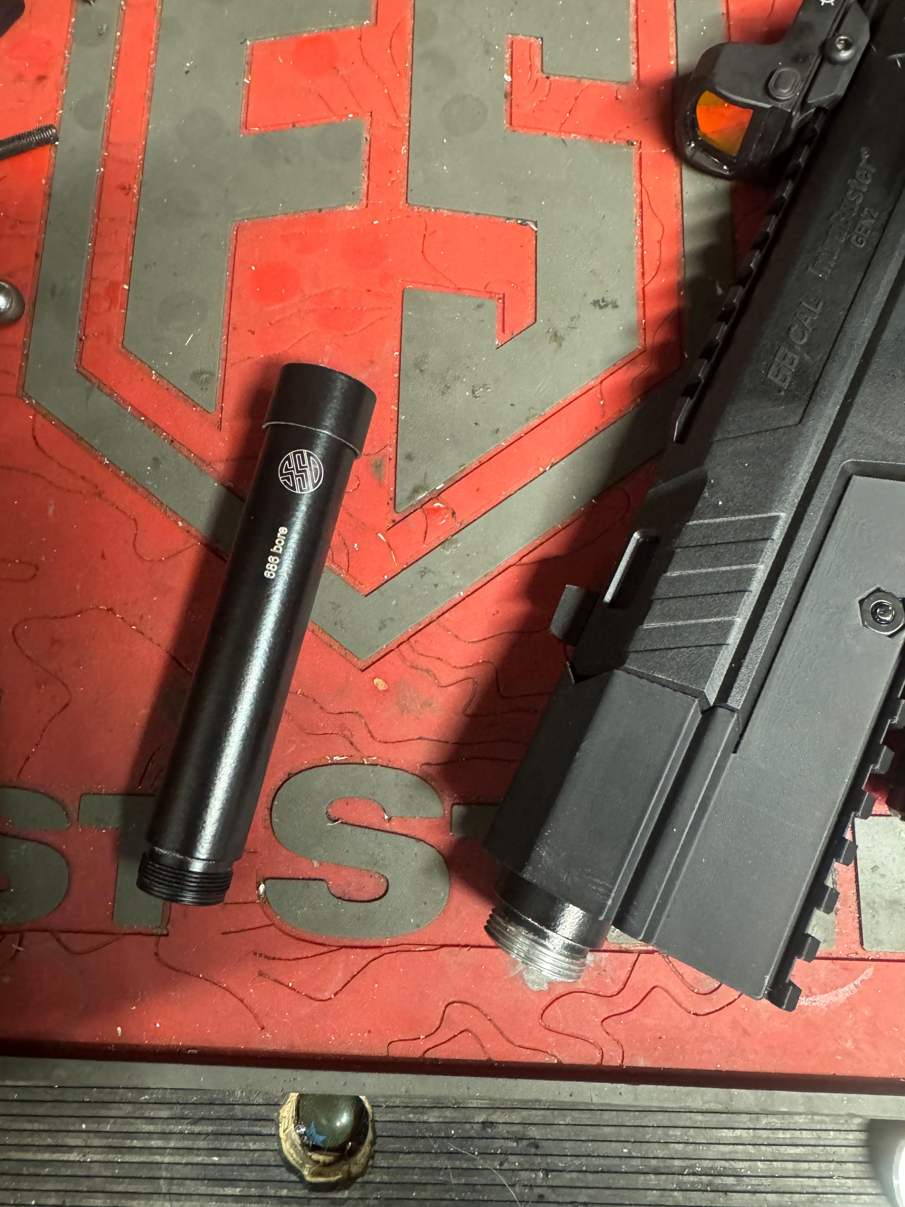 Intrubuster gen-2 stock 686 size barrels with 7/8-20 threads and cap