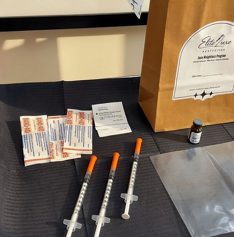 Tirzepatide and semaglutide weightloss at elite luxe aesthetics