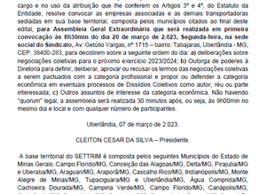 Edital de Convocação