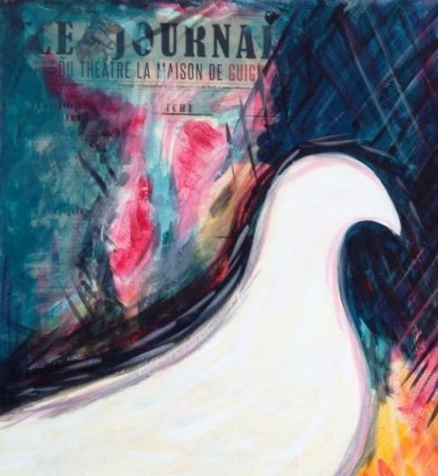 Miniature : YIN YANG - 90x70 cm  - Acrylique sur toile