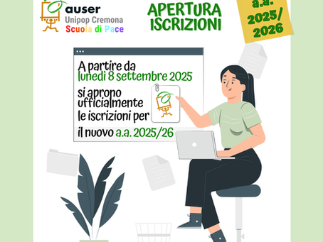 Apertura iscrizioni a.a. 2025/26