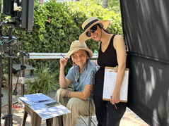 Behind the Scenes stills from the set of Travel Plans