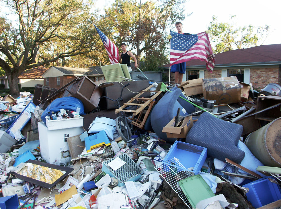 Slidell after Hurricane Katrina, 2005. Copyright Kim Bergeron