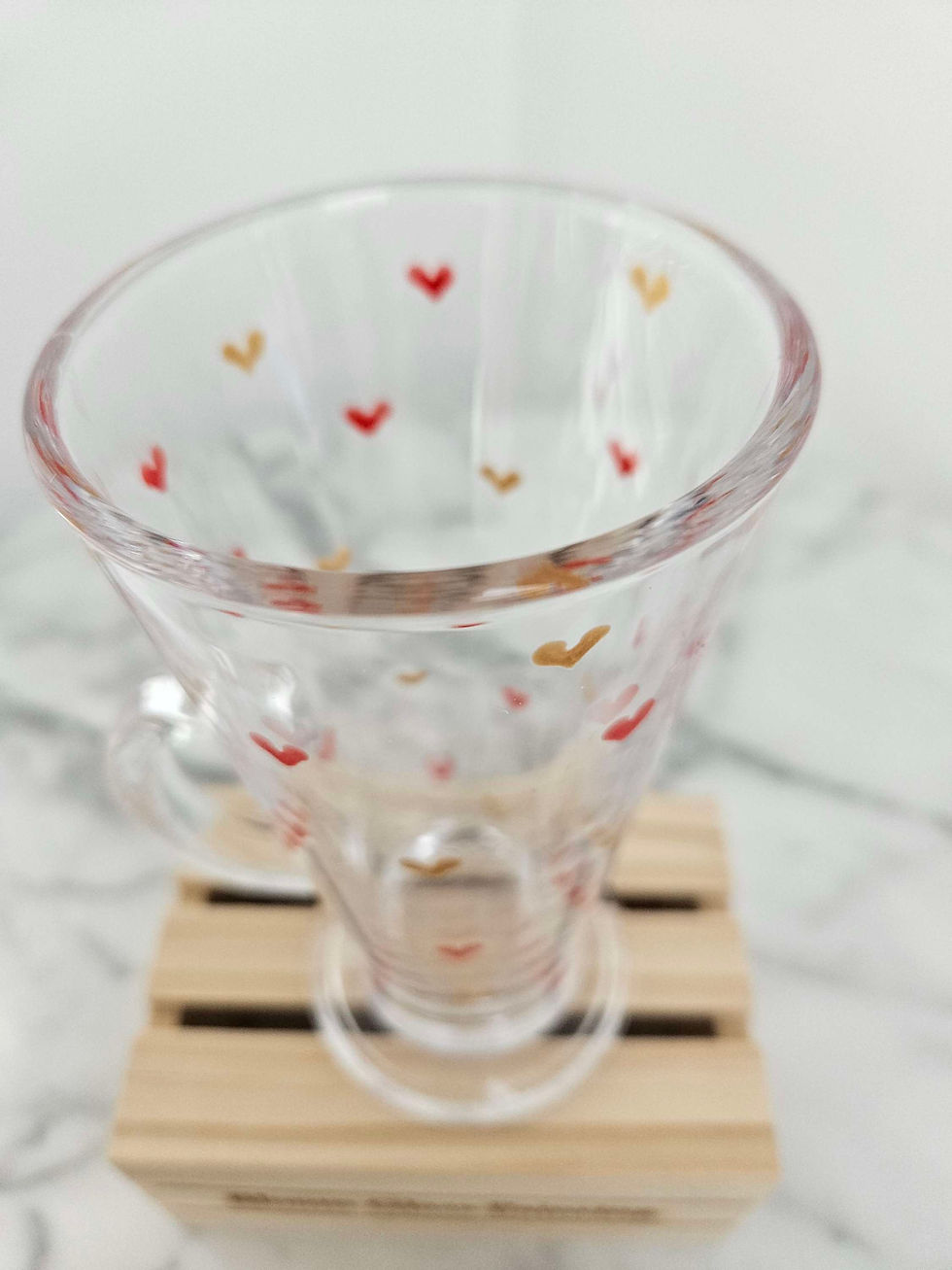 Thumbnail: Heart to Heart - Latte Glass 