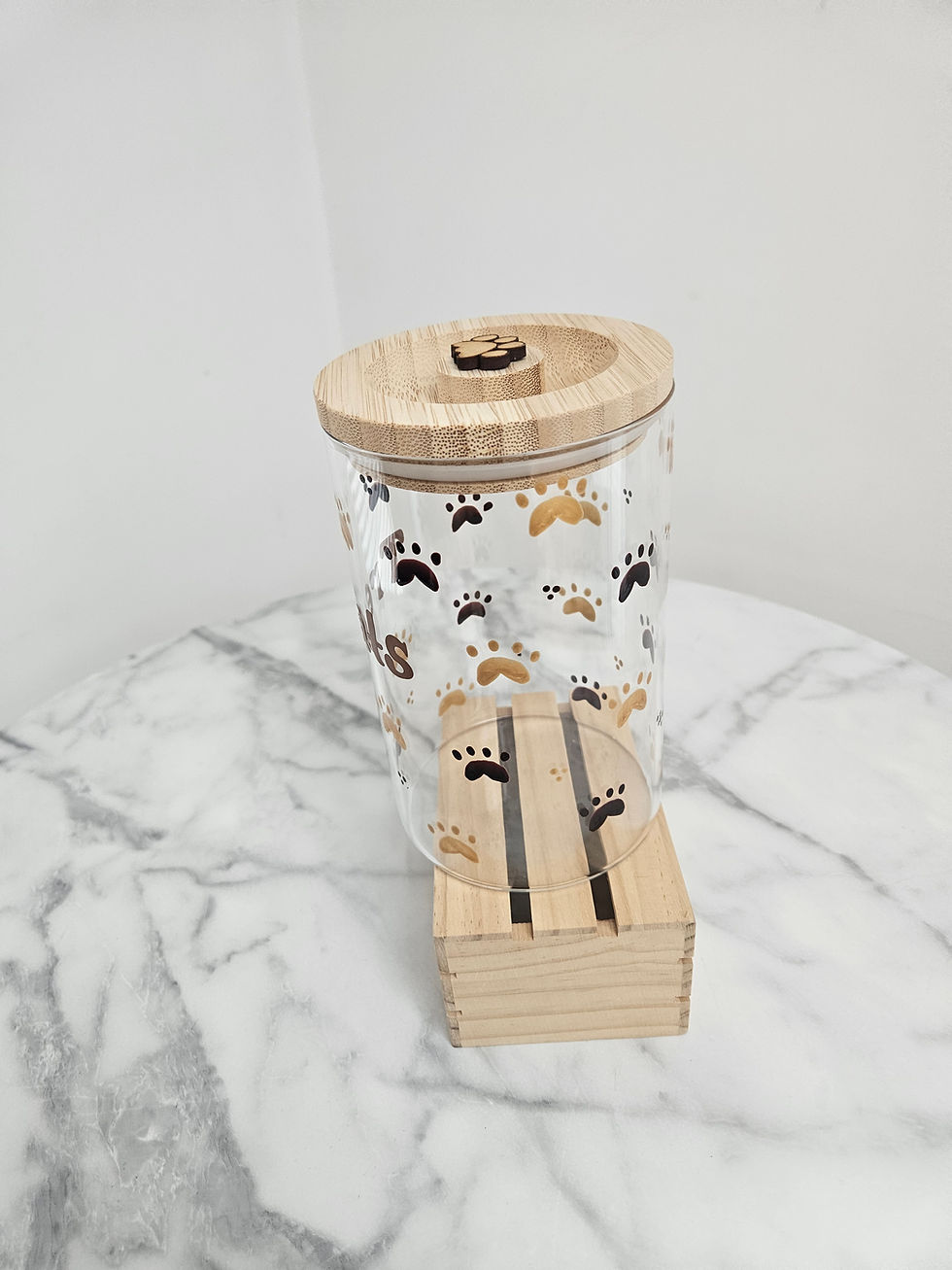 Thumbnail: 🐾 Paw Print Treat Jar 🐾  Large 1 litre