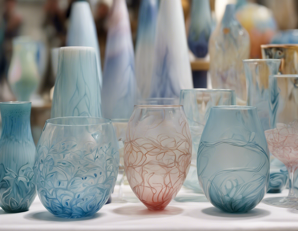 Craft Fair Treasures: Bespoke Hand-Painted Glassware